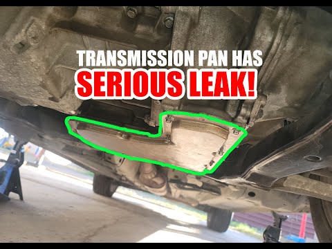 TRANSMISSION PAN LEAK- What happened and how I got it fixed!