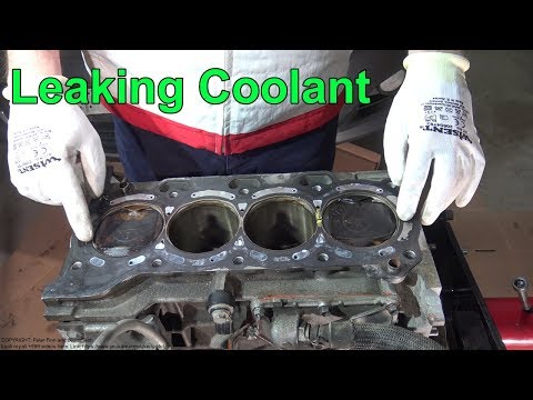 Why my car engine is Leaking Coolant in Cylinder Head area