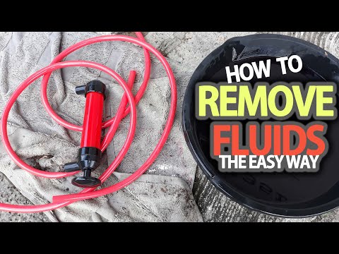 How to remove fluid from a transmission | best siphon tool