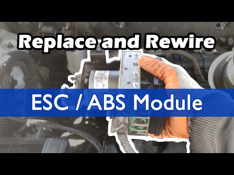 Replace and Rewire ESC (Electronic Stability Control) / ABS Module: Tutorial.