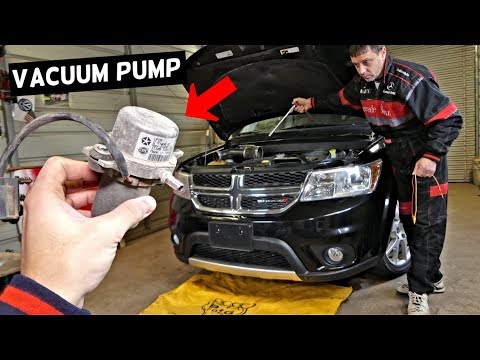 HOW TO REPLACE BRAKE BOOSTER VACUUM PUMP ON DODGE JOURNEY FIAT FREEMONT