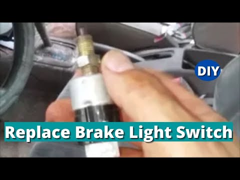 How to Remove, Test and  Replace Brake Light Switch -  Toyota Corolla and Camry