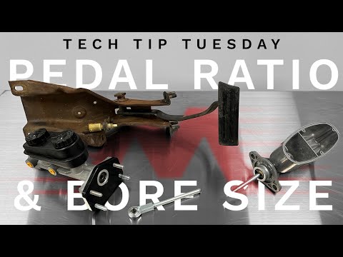 Pedal Ratio and Bore Size Are Everything! Brake Tech Tip Tuesday - Free How To Video