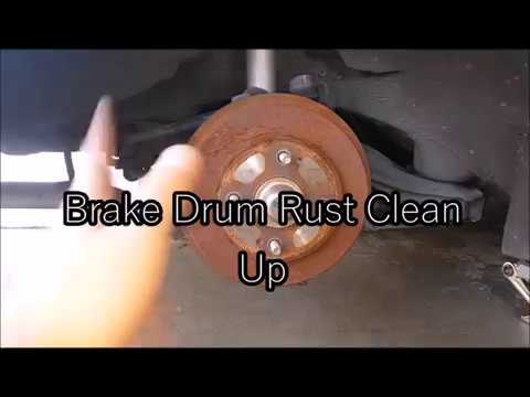 How to Clean Brake Drums - AMAZING RESULTS!!!