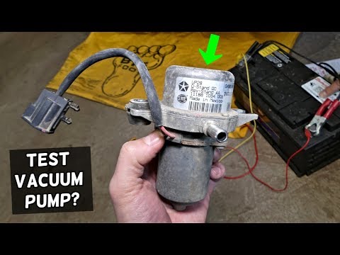 HOW TO TEST BRAKE BOOSTER VACUUM PUMP