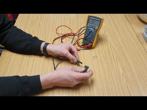 How to test a magnetic speed sensor (reed switch)