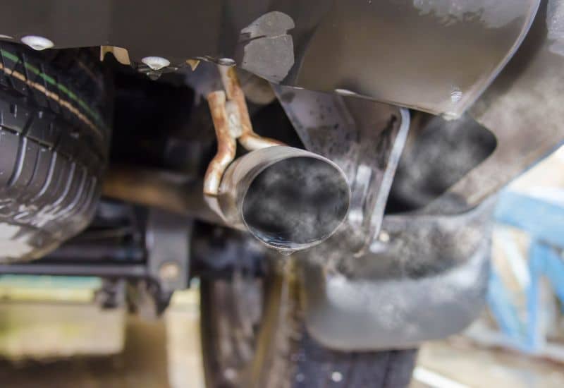 The Exhaust Has a Strange Fuel or Oil Odor