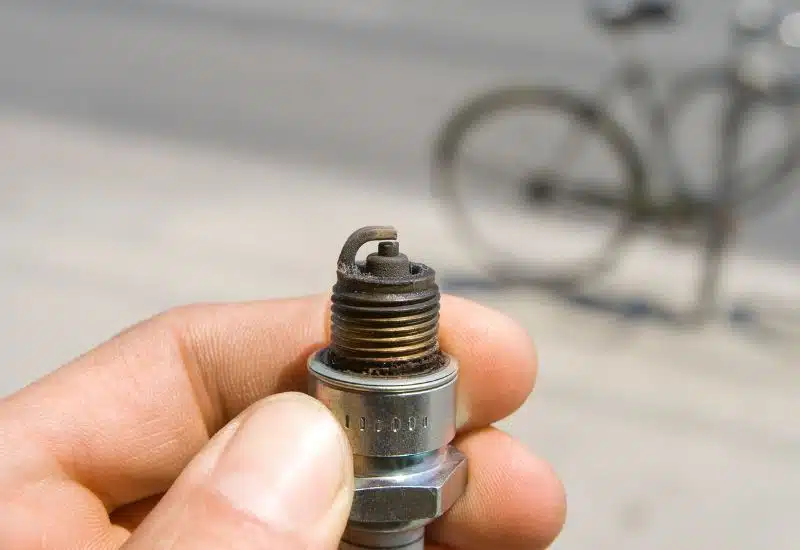 Noticeable Residue on Spark Plugs