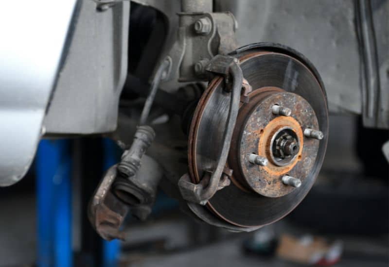 Warped brake rotors