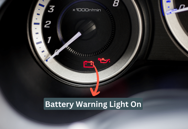Battery Warning Light On