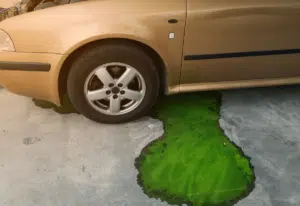 Car Leaking Coolant